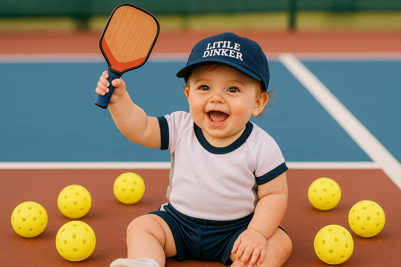 same pose and background and hat but a girl baby